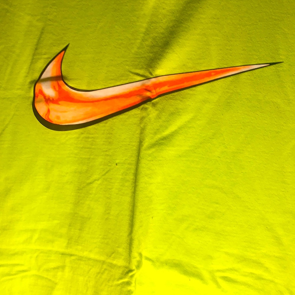 Neon Green and Orange Nike Tee
